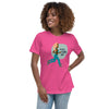 Women's Relaxed T-Shirt Bold&Bright  Bold&Bright Berry-3XL 29.50