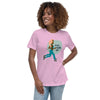 Women's Relaxed T-Shirt Bold&Bright  Bold&Bright Heather-Prism-Lilac-3XL 29.50