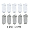 Breathable Sports Socks - Bold&Bright Breathable Sports Socks White-Gray-D-37-44 yoga socks Bold&Bright 24.40